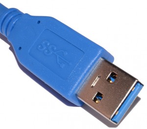 Connecteur usb 3 type A Mâle Bleu.